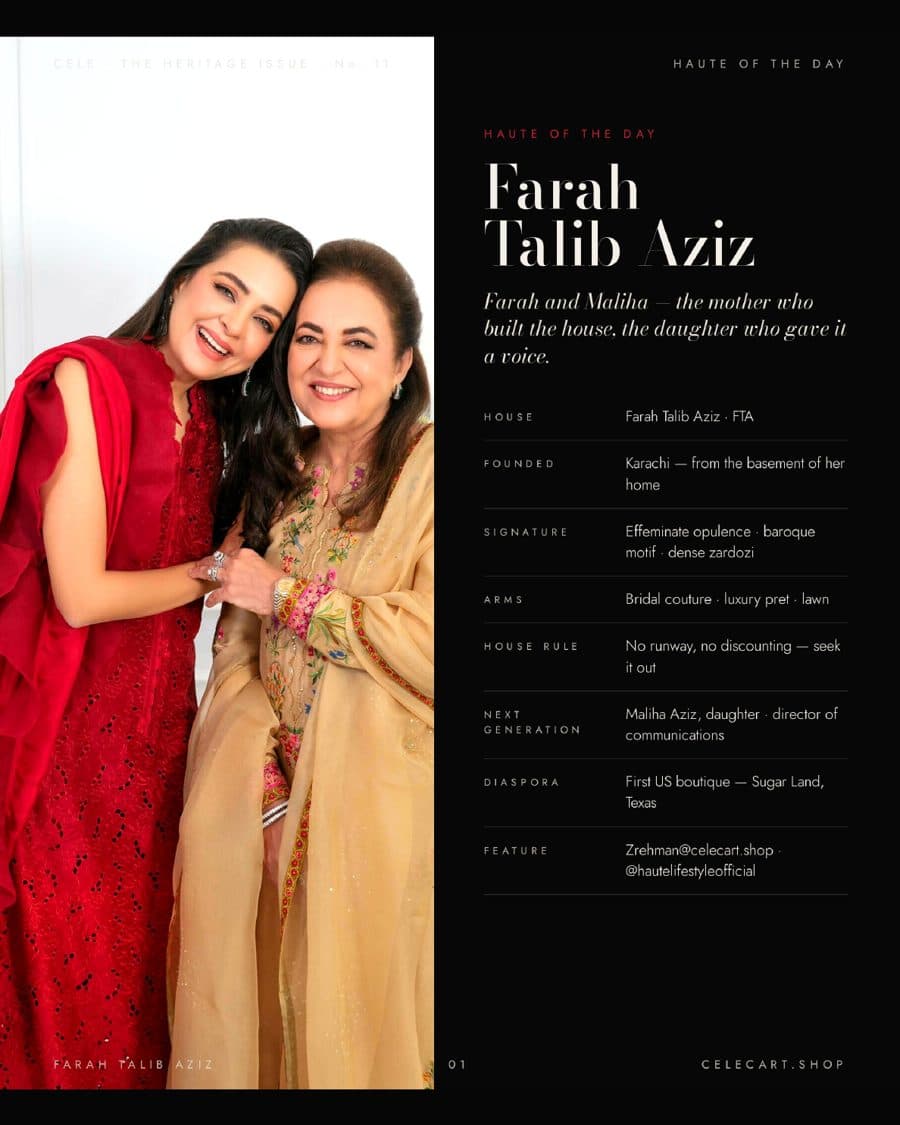 Farah and Maliha Aziz — the mother who built the house, the daughter who gave it a voice