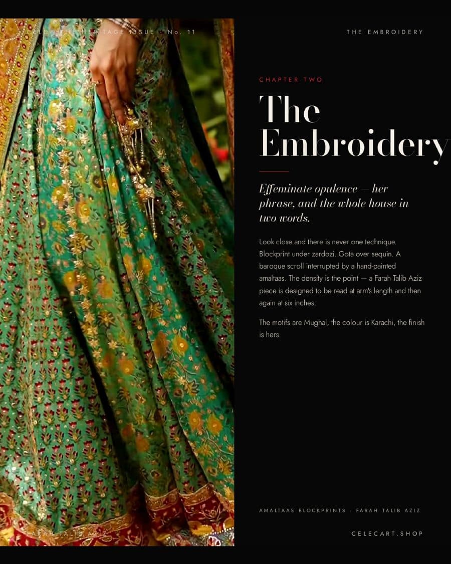 Amaltaas blockprints — Farah Talib Aziz