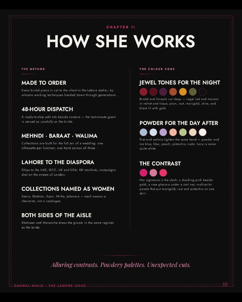 How she works