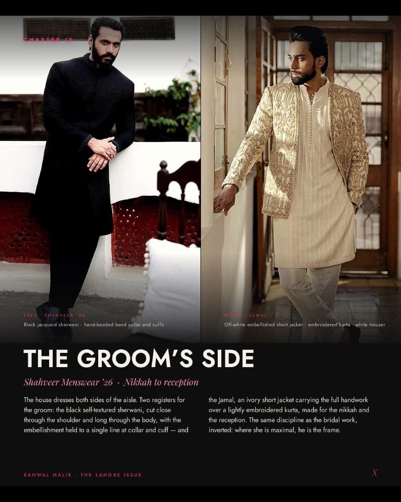 The groom's side