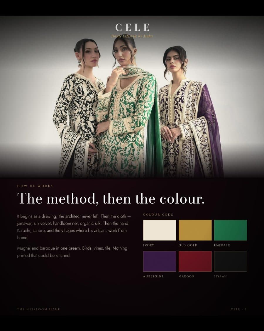 The method, then the colour